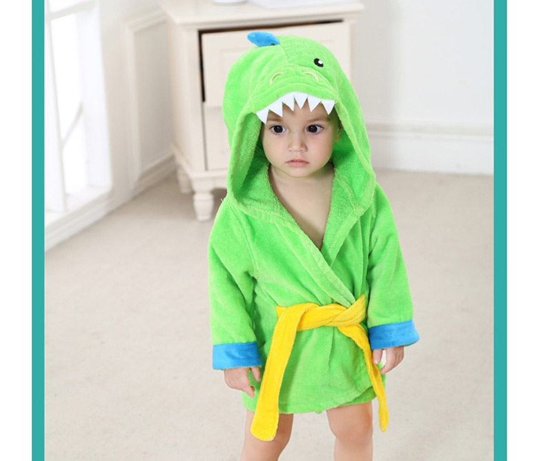 Fashion Dinosaur Small Clothes Cartoon Little Dinosaur Child Bathrobe,Others