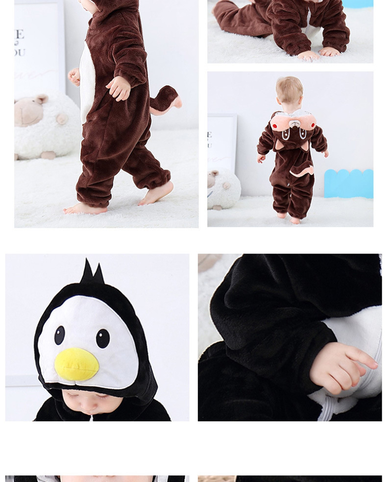 Fashion Penguin Flannel Cartoon Children