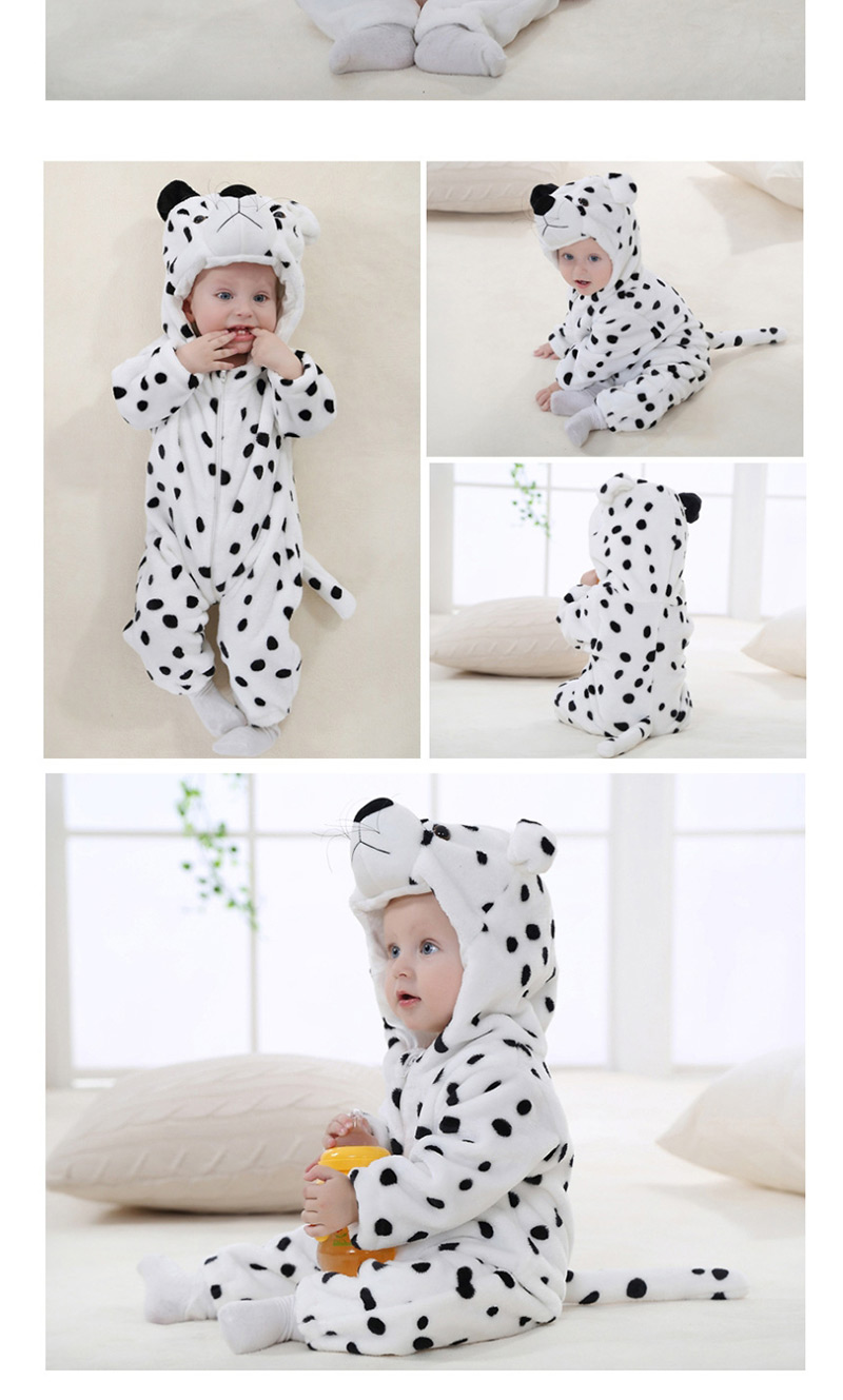 Fashion Snow Leopard Flannel Children