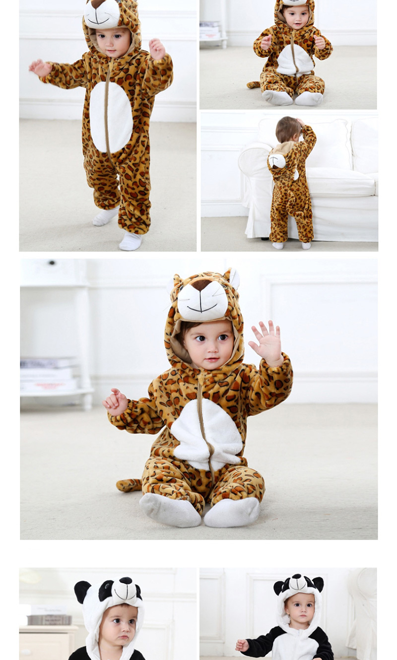 Fashion Snow Leopard Flannel Children
