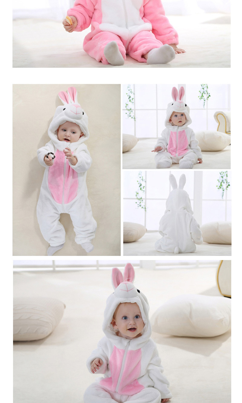 Fashion Powder Rabbit Flannel Children