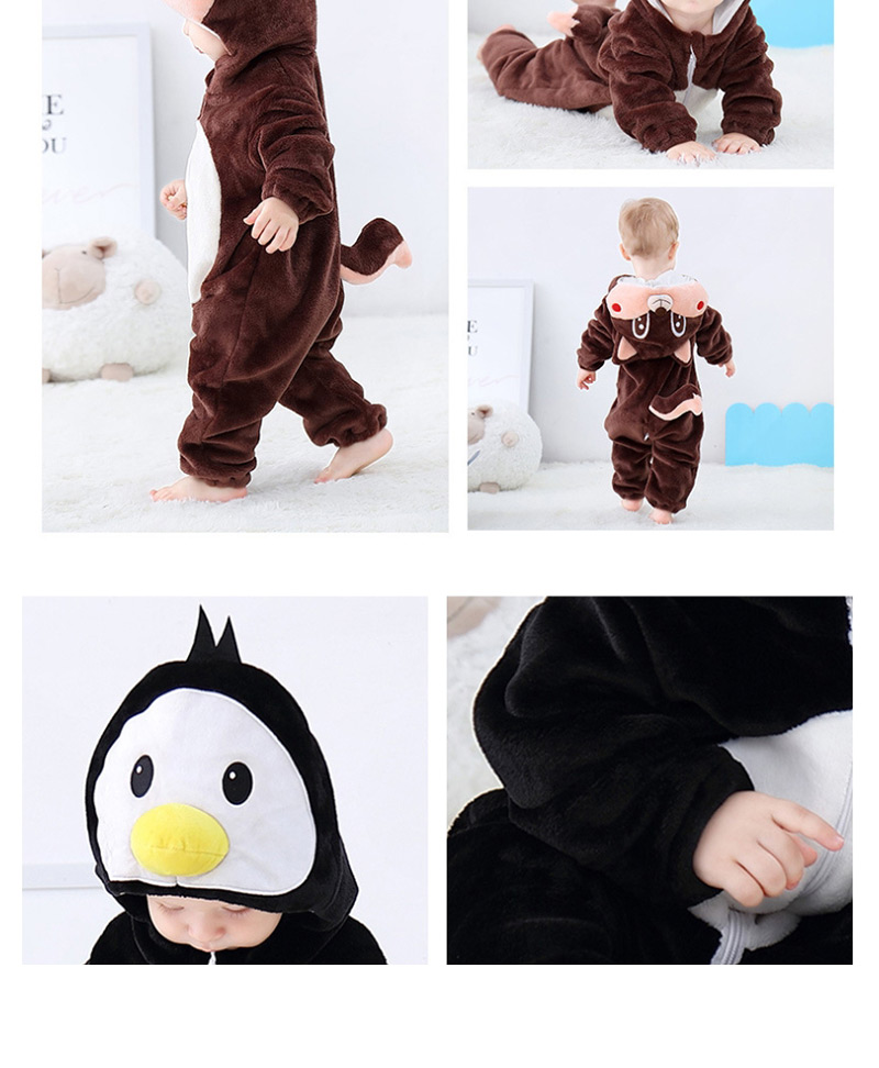 Fashion Penguin Flannel Cartoon Children
