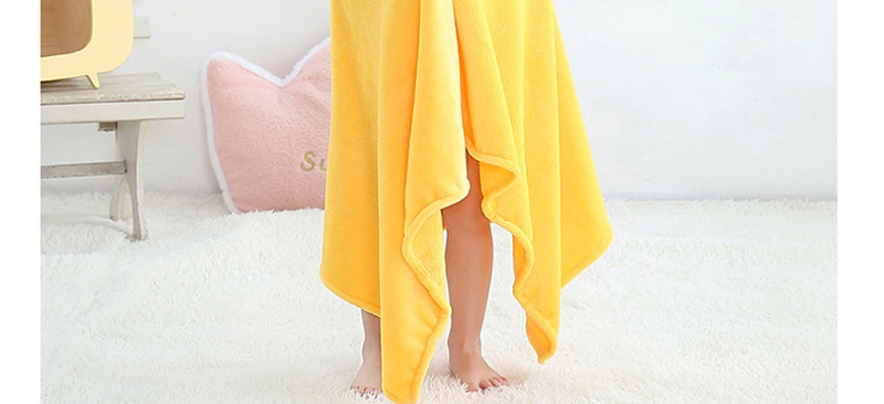 Fashion Yellow Dog Coral Velvet Bath Towel,Others