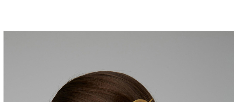 Fashion Gold Alloy Geometric Round Snake Hairpin,Hairpins