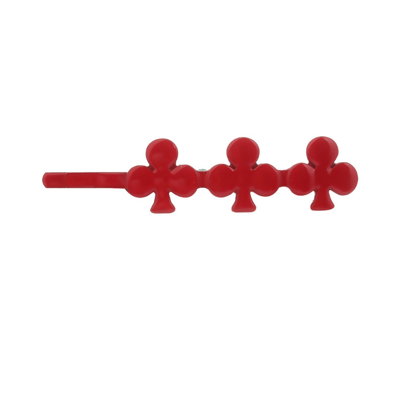 Fashion Red Heart Alloy Poker Hair Clips,Hairpins