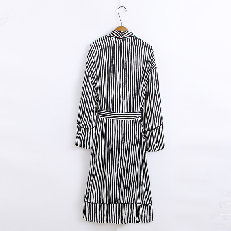 Fashion Stripe Striped Coat,Coat-Jacket