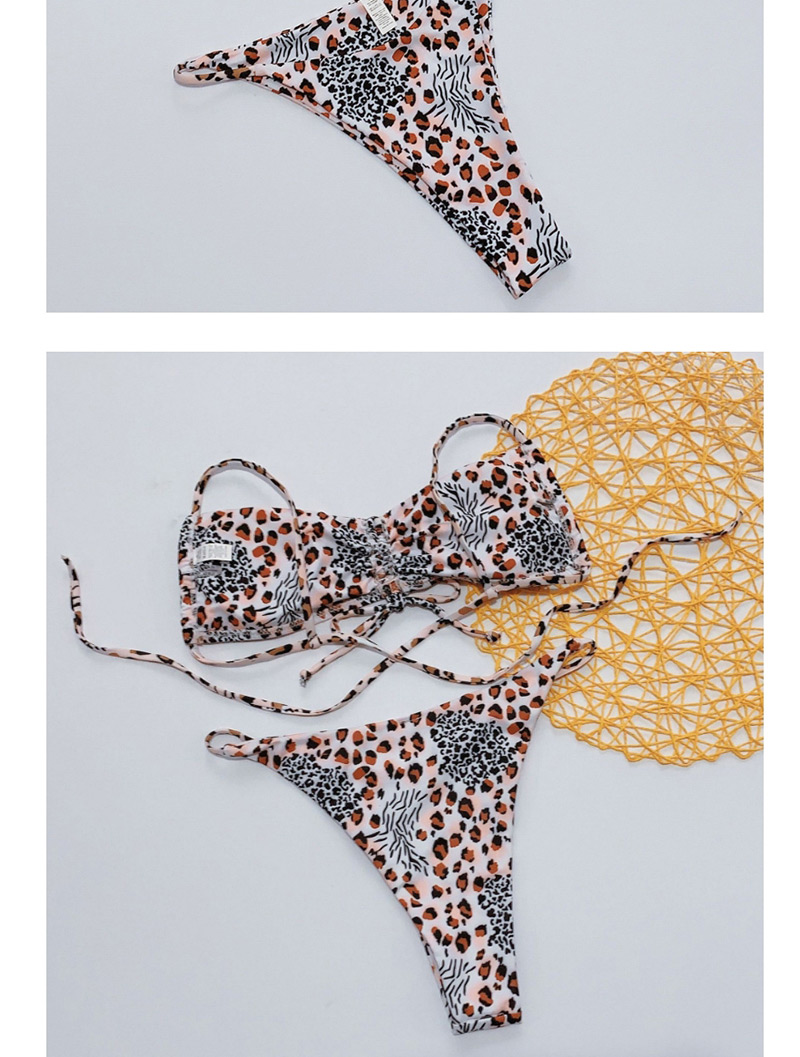 Fashion Leopard Bandage Swimsuit Split,Bikini Sets