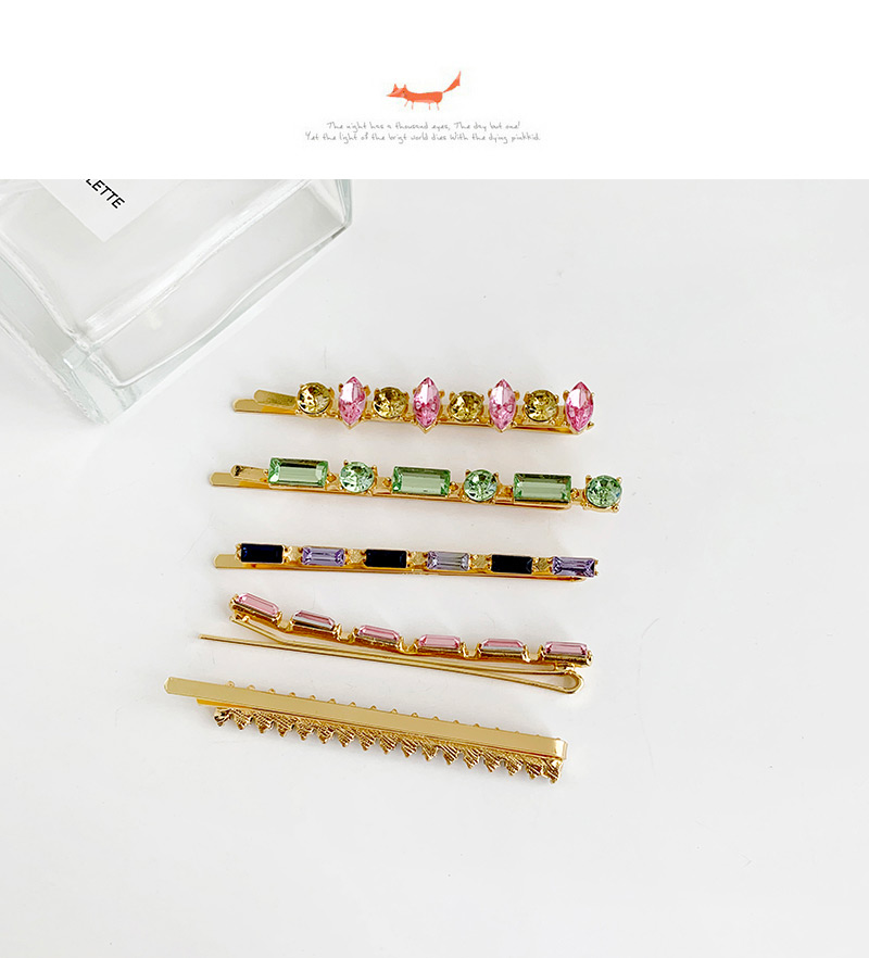 Fashion Color Alloy Diamondd Hairpin Set,Hairpins