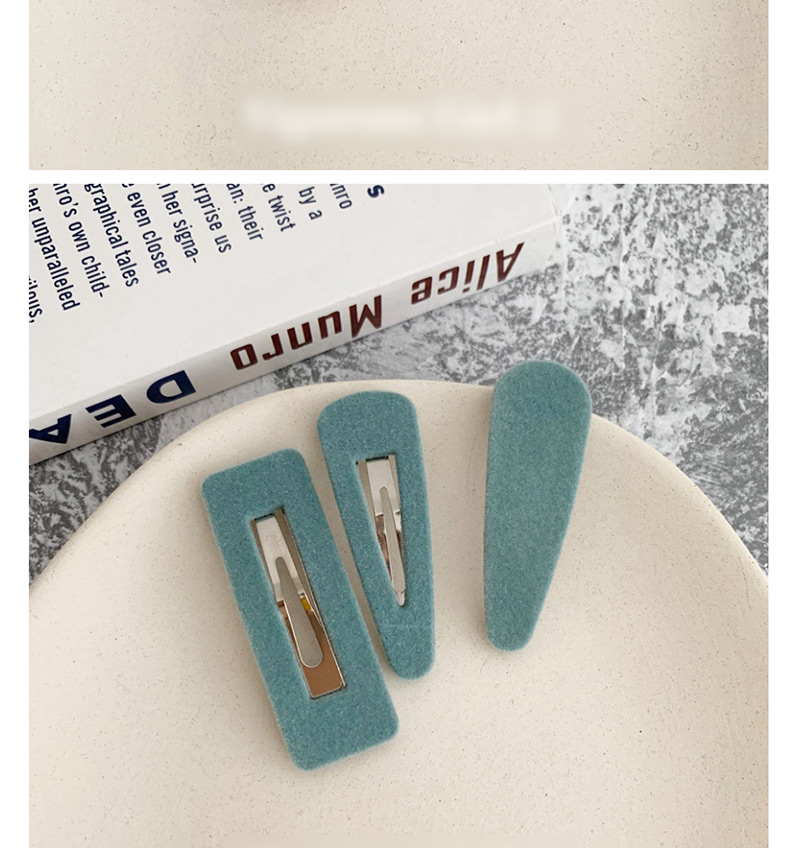 Fashion Openwork Water Drops - Blue Velvet Hair Clips (single Price),Hairpins