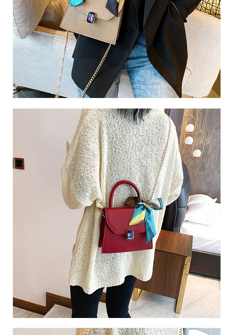 Fashion Black Chain Shoulder-shoulder Messenger Bag,Handbags