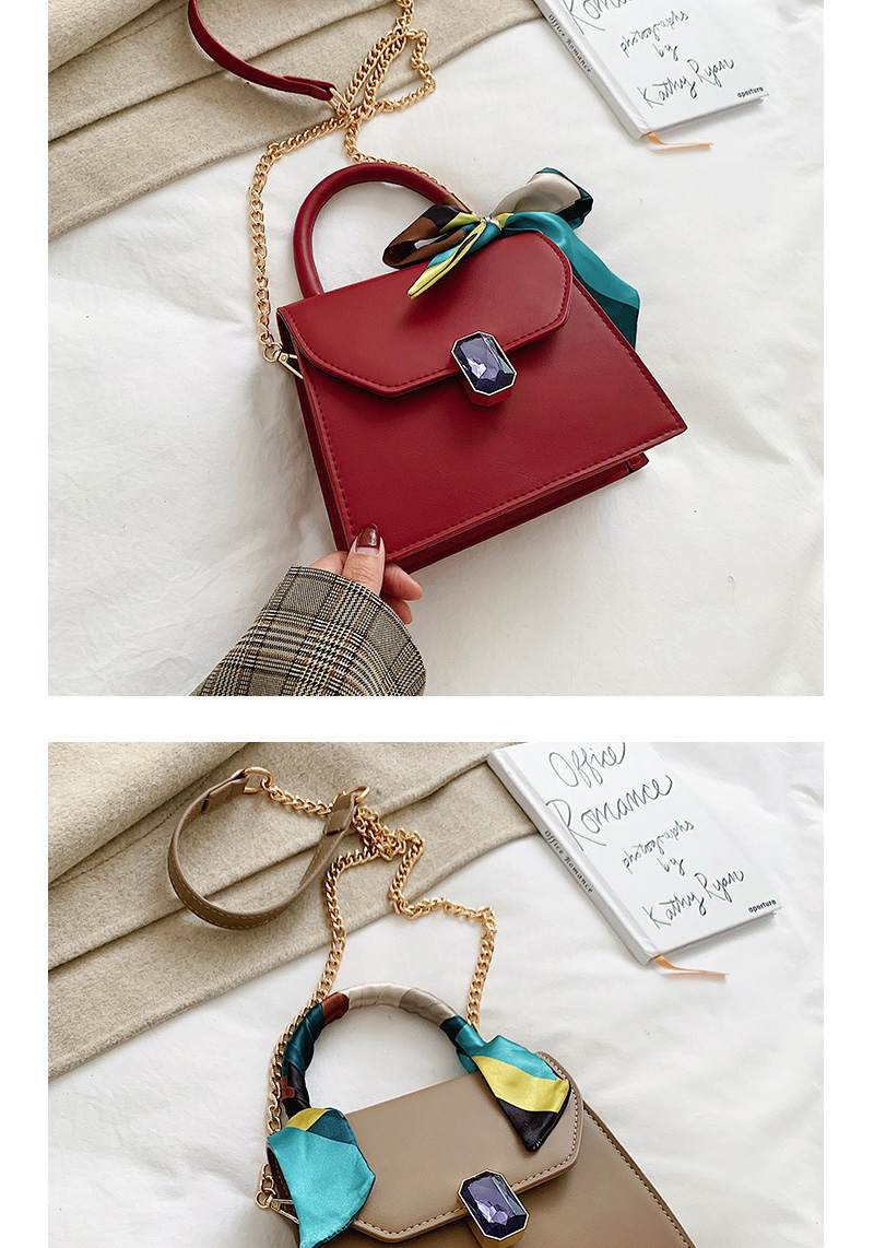 Fashion Red Chain Shoulder-shoulder Messenger Bag,Handbags
