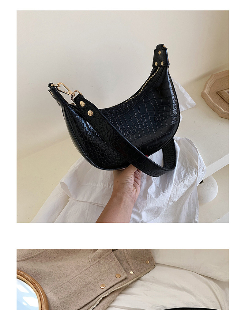 Fashion Brown Crocodile Hand Shoulder Bag,Handbags