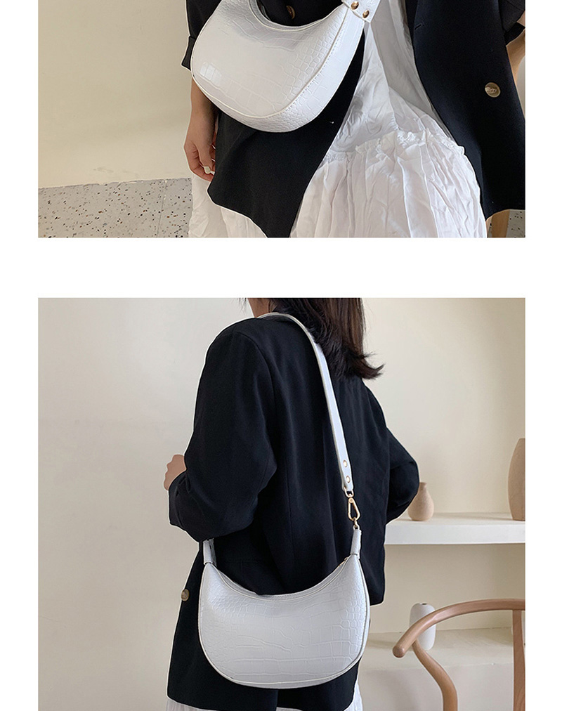 Fashion Black Crocodile Hand Shoulder Bag,Handbags