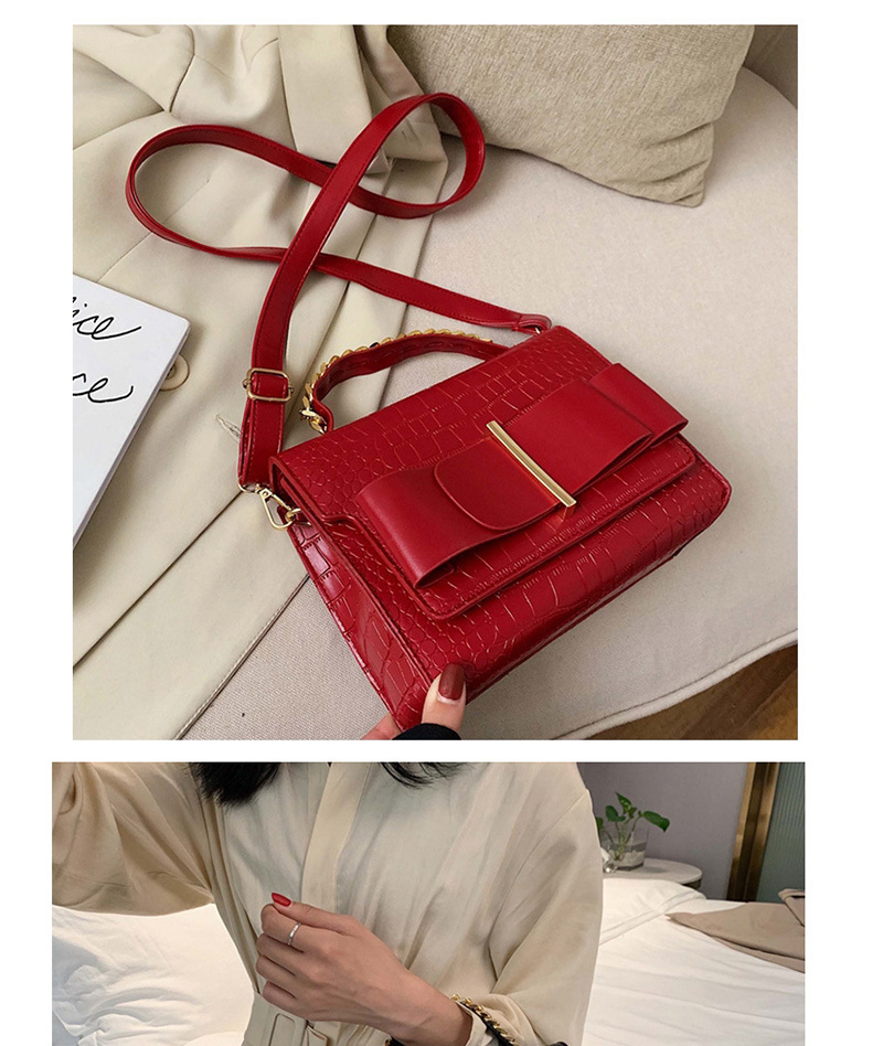 Fashion Red Bow Chain Messenger Tote,Handbags