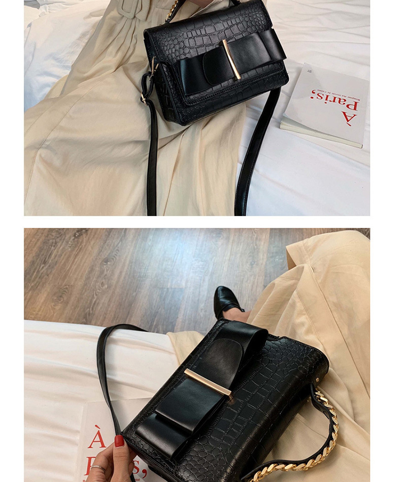 Fashion Caramel Colour Bow Chain Messenger Tote,Handbags