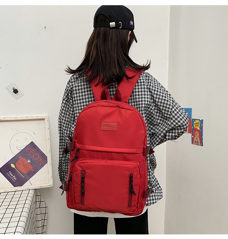 Fashion Red Workwear Labeling Backpack,Backpack