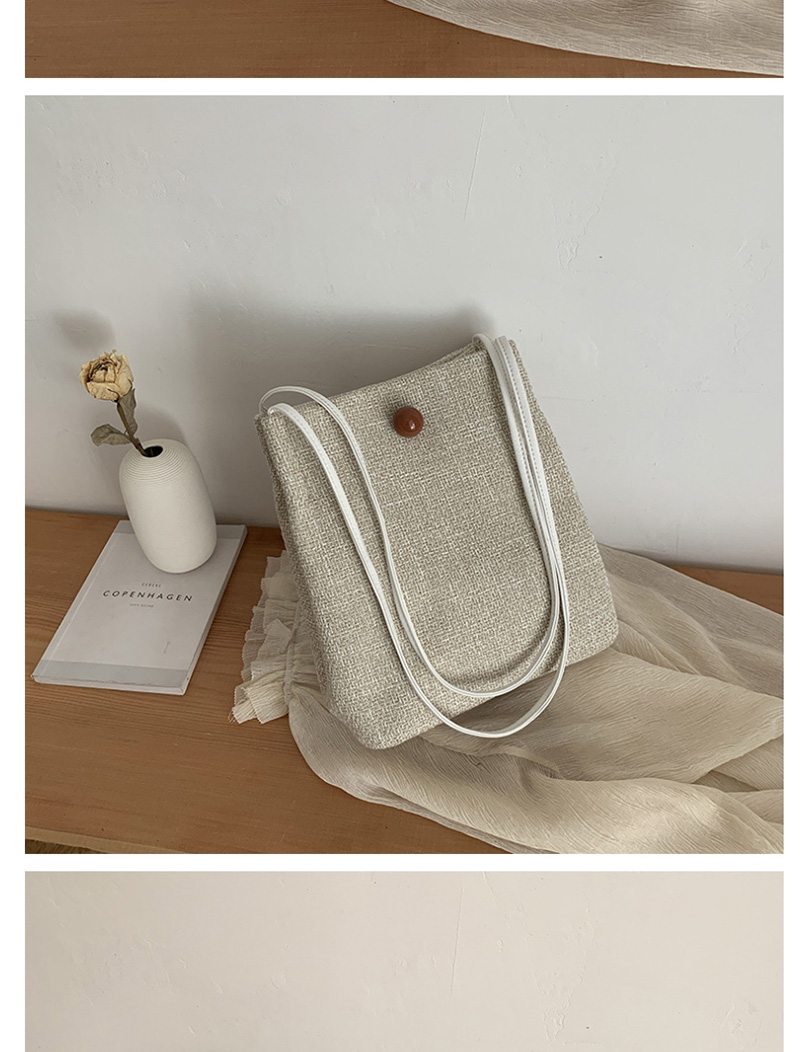 Fashion White Round Rhombic Embroidery Line Shoulder Bag,Messenger bags