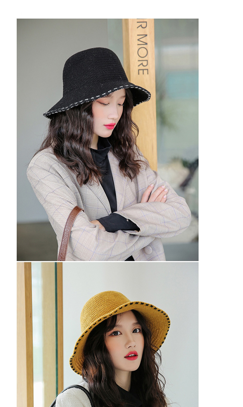 Fashion Khaki Lace Knit Hat,Sun Hats