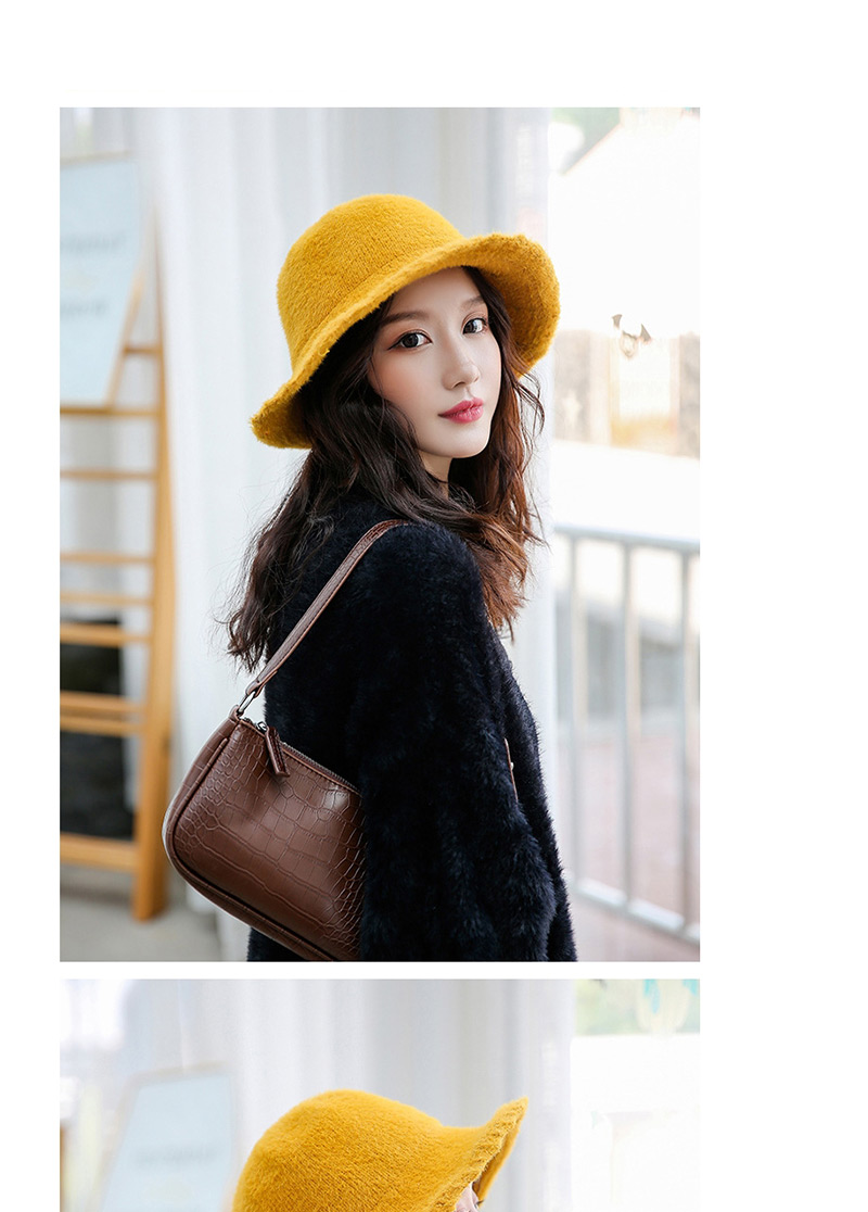 Fashion Khaki Lace-up Velvet Knit Cap,Sun Hats