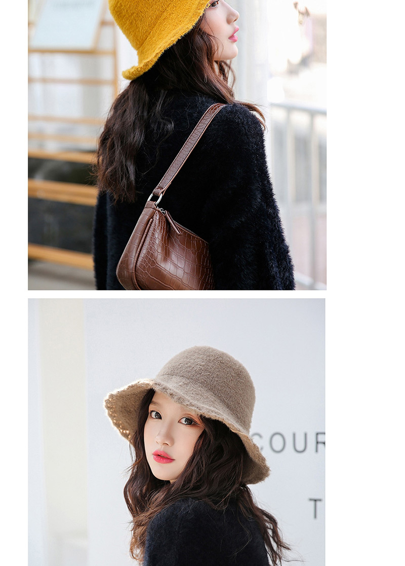 Fashion Black Lace-up Velvet Knit Cap,Sun Hats