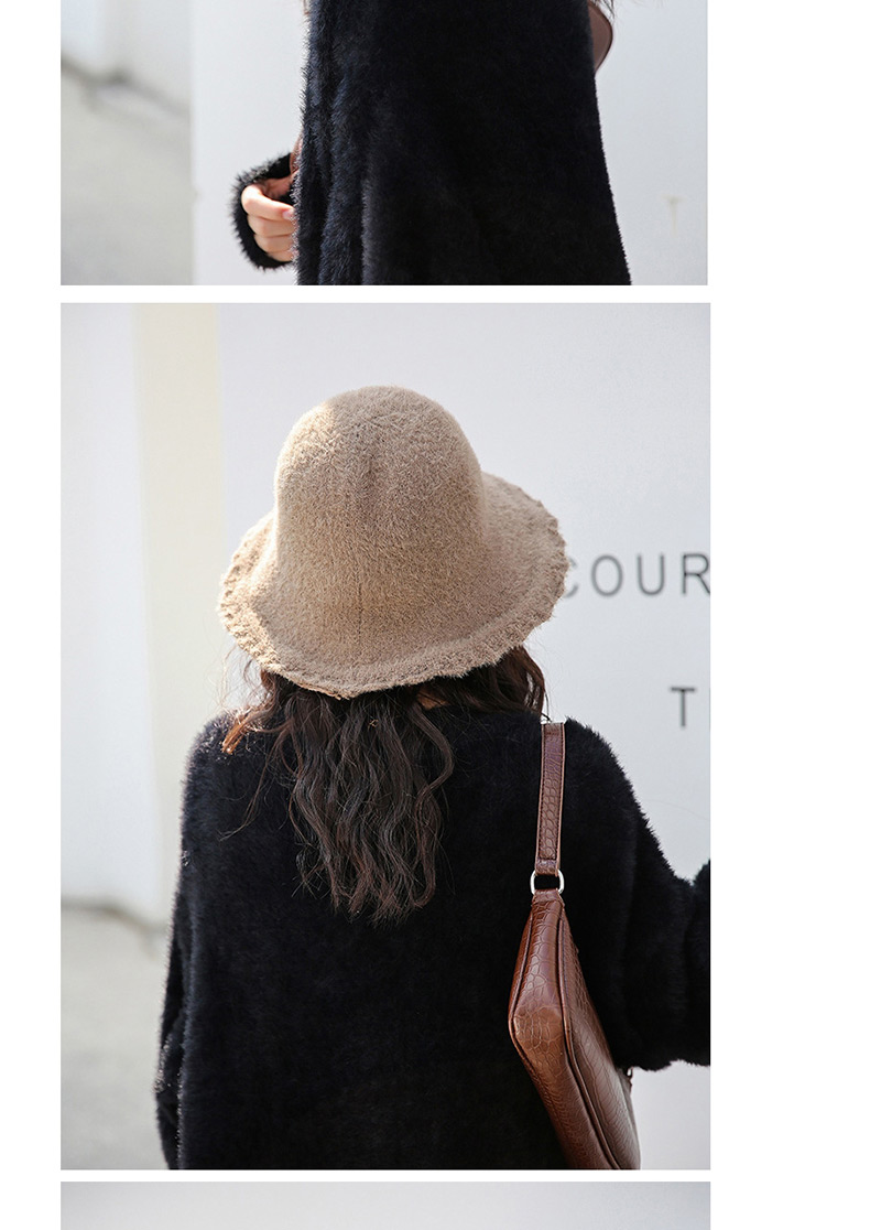 Fashion Caramel Lace-up Velvet Knit Cap,Sun Hats