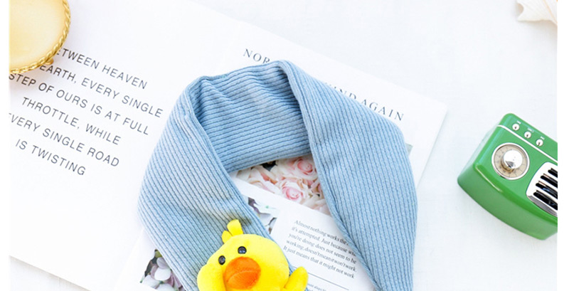 Fashion Yellow Duckling Triangle Scarf Baby Scarf,knitting Wool Scaves