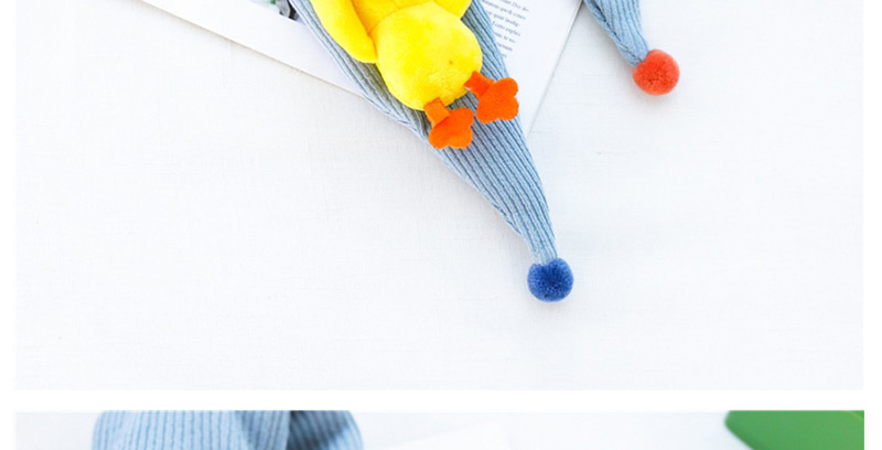 Fashion Water Blue Duckling Triangle Scarf Baby Scarf,knitting Wool Scaves