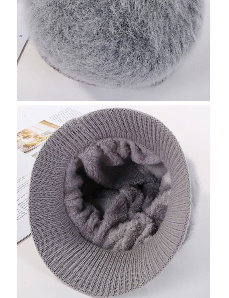 Fashion Black Velvet Knit Hat,Knitting Wool Hats
