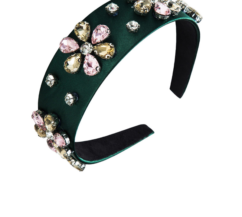 Fashion Green Full Diamond Jewel Headband,Head Band