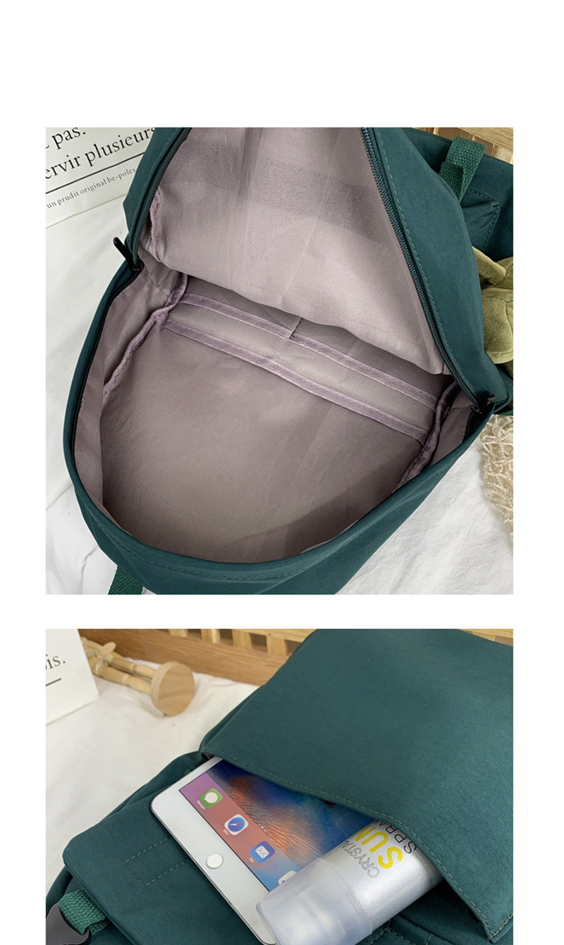 Fashion Green Belt Pendant Letter Backpack,Backpack