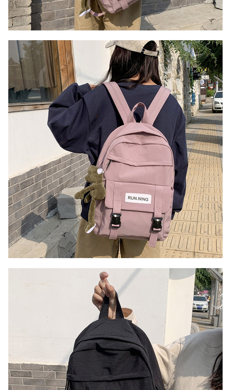 Fashion Khaki With Pendant Letter Backpack,Backpack
