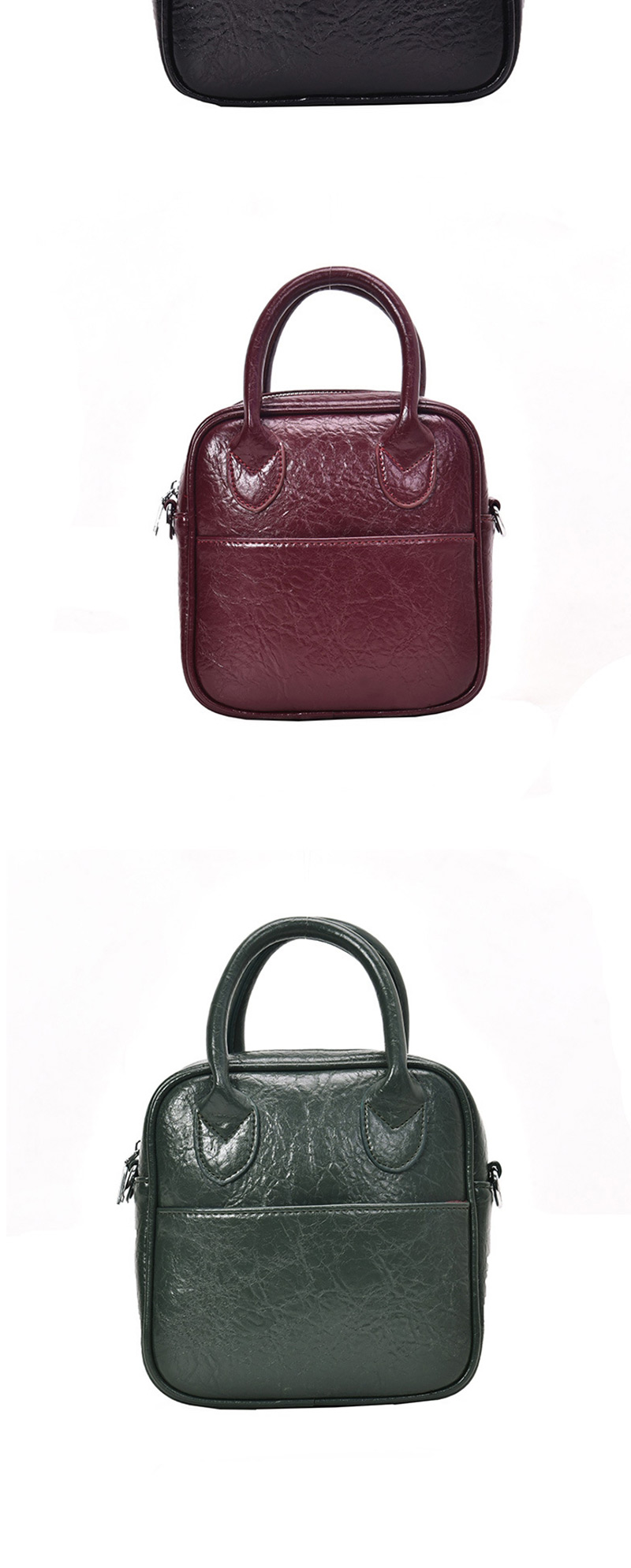 Fashion Red Wine Stitching Shoulder Bag Shoulder Bag,Handbags