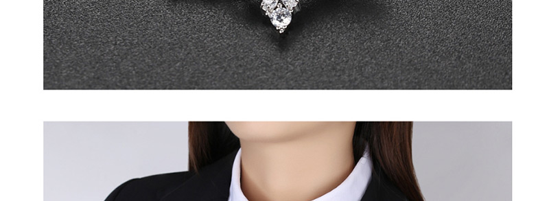 Fashion Platinum Copper Inlaid Zirconium Five-pointed Star Brooch,Korean Brooches