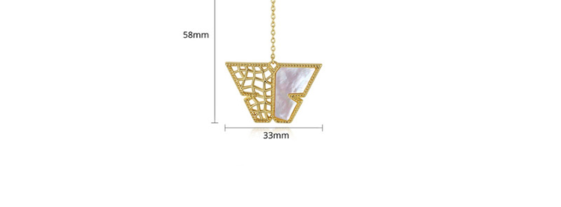 Fashion 18k Openwork Copper Inlaid Zircon Necklace,Necklaces
