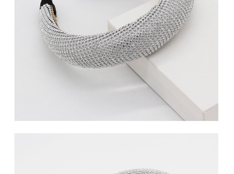 Fashion White Full Diamond Headband,Head Band