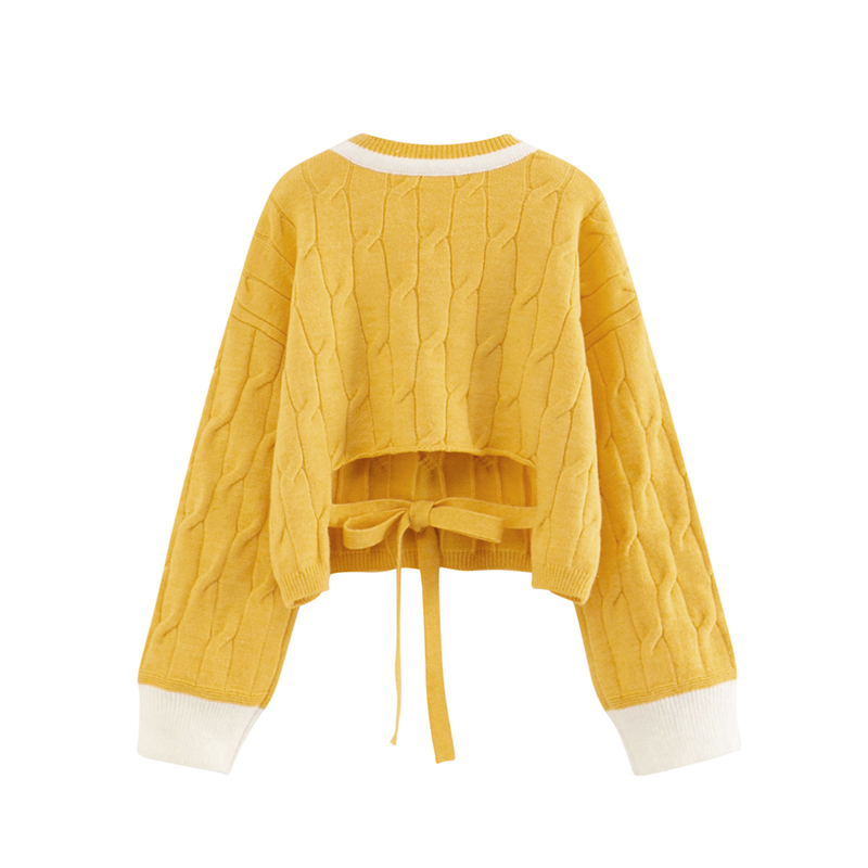 Fashion Yellow Baby Elephant Pullover,Sweater