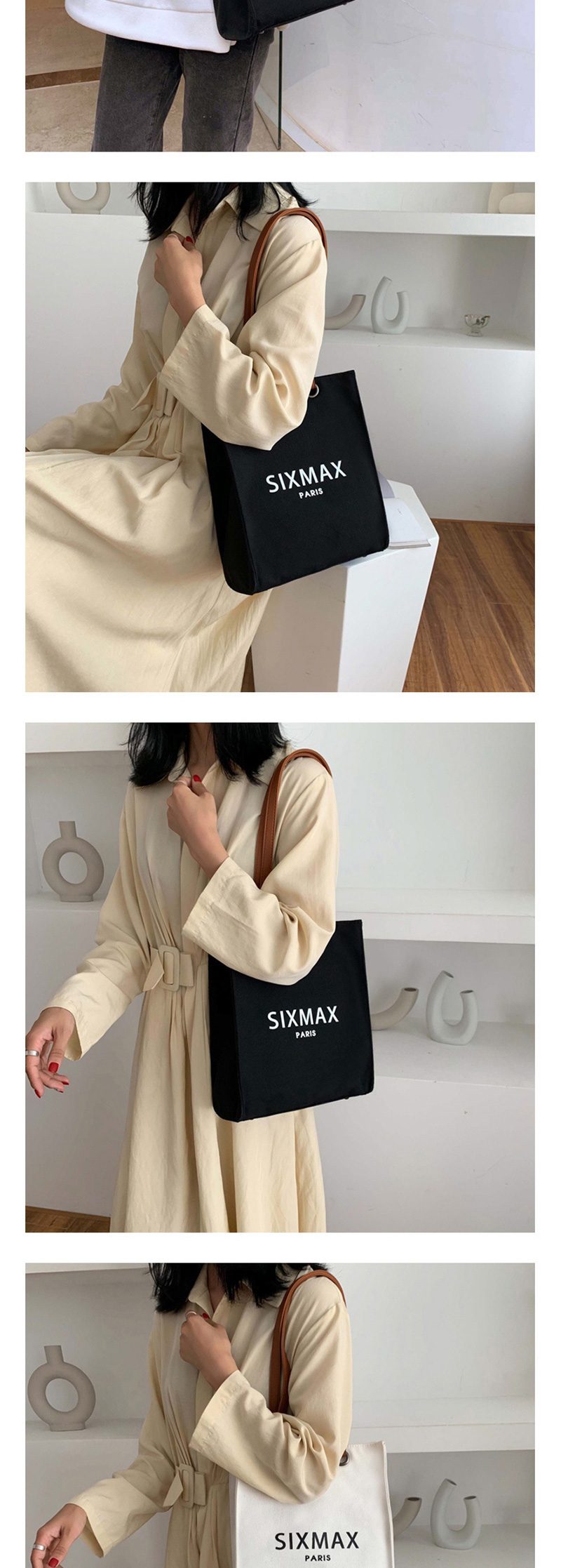Fashion Black Canvas Shoulder Bag,Messenger bags