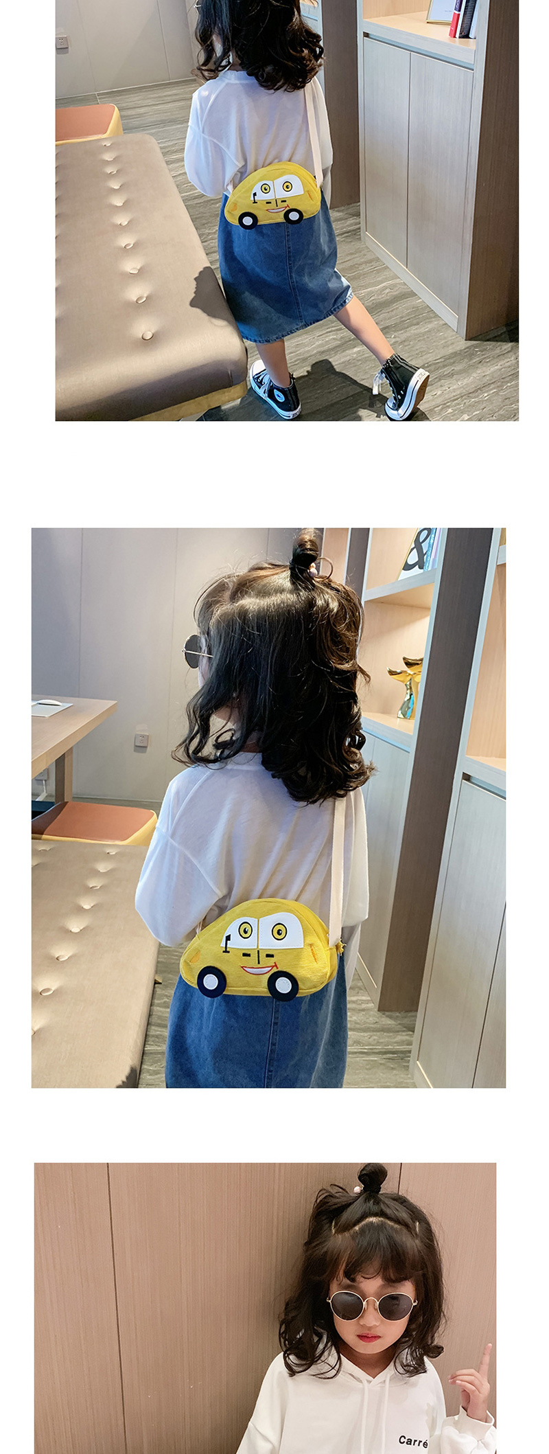 Fashion Blue Car Child Slung Shoulder Bag,Shoulder bags