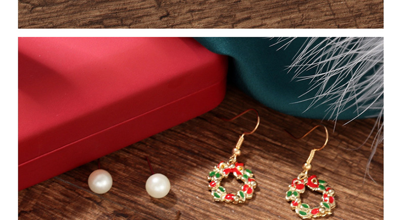 Fashion Color Christmas Cartoon Earrings,Drop Earrings