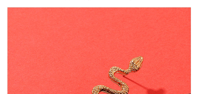 Fashion Gold Metal Snake Earrings,Stud Earrings