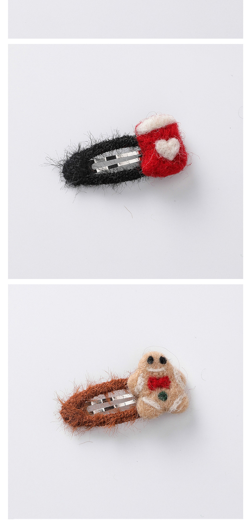 Fashion F Snowman Style (hair Clip) Plush Rope,Hairpins