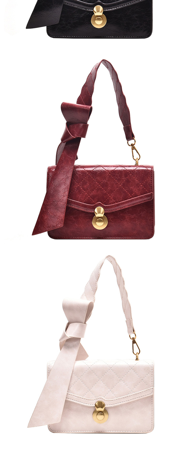 Fashion Brown Lock Single Shoulder Diagonal Package,Messenger bags
