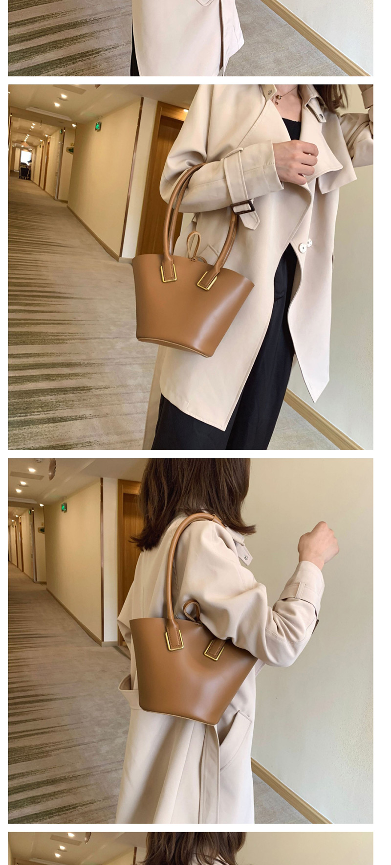 Fashion Khaki Chain Hand Shoulder Shoulder Bag,Handbags
