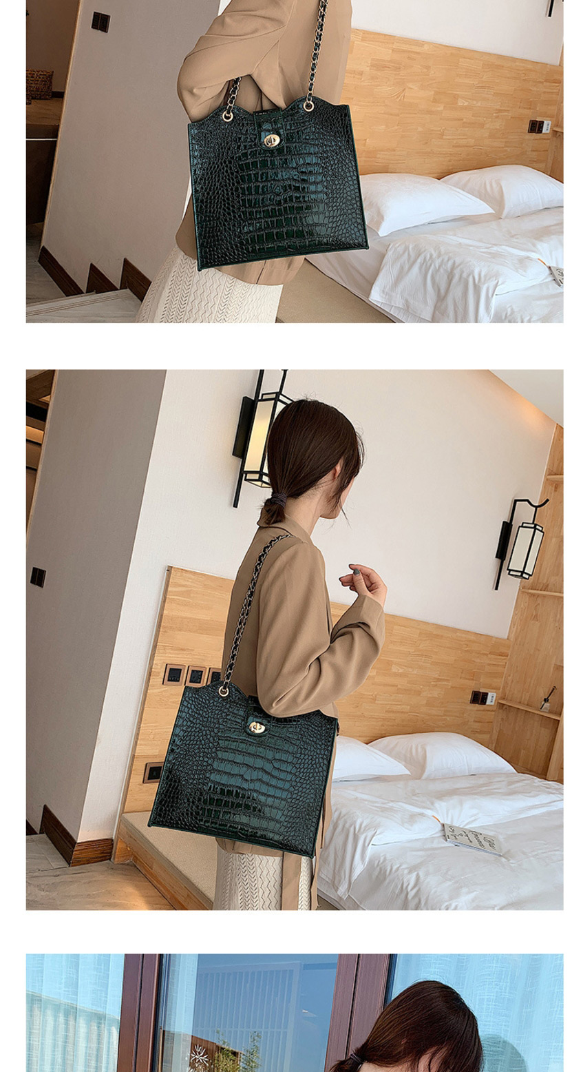 Fashion Green Stone Pattern Shoulder Messenger Bag,Shoulder bags