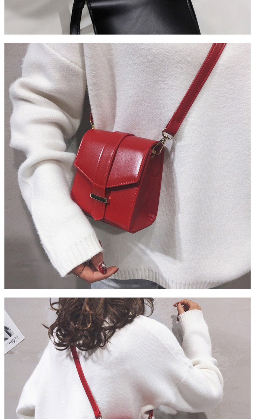 Fashion Red Wine Belt Buckle Single Crossbody Bag,Shoulder bags