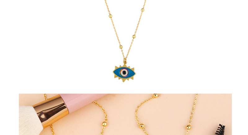 Fashion Blue Eyes Heart Drop Necklace,Necklaces