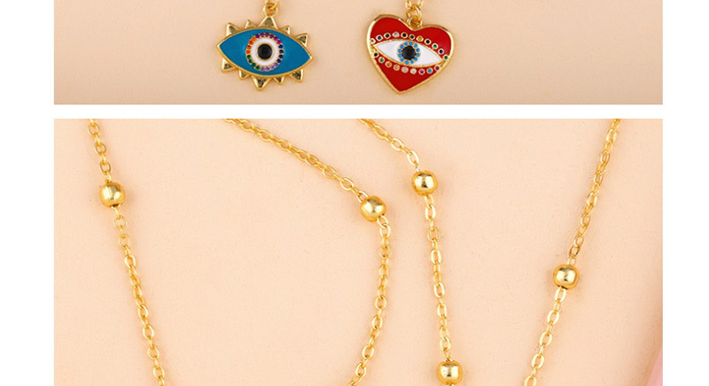 Fashion Red Heart Heart Drop Necklace,Necklaces