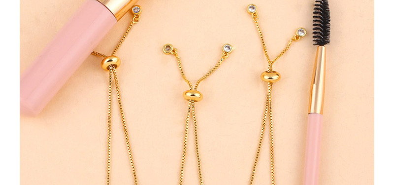 Fashion Triangle Gold Natural Abalone Round Cutout Geometric Bracelet,Bracelets