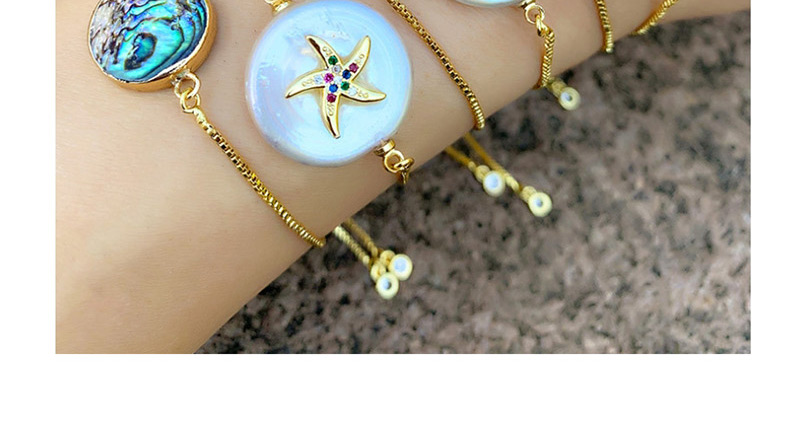 Fashion Shell Gold Natural Pearl Bracelet,Bracelets