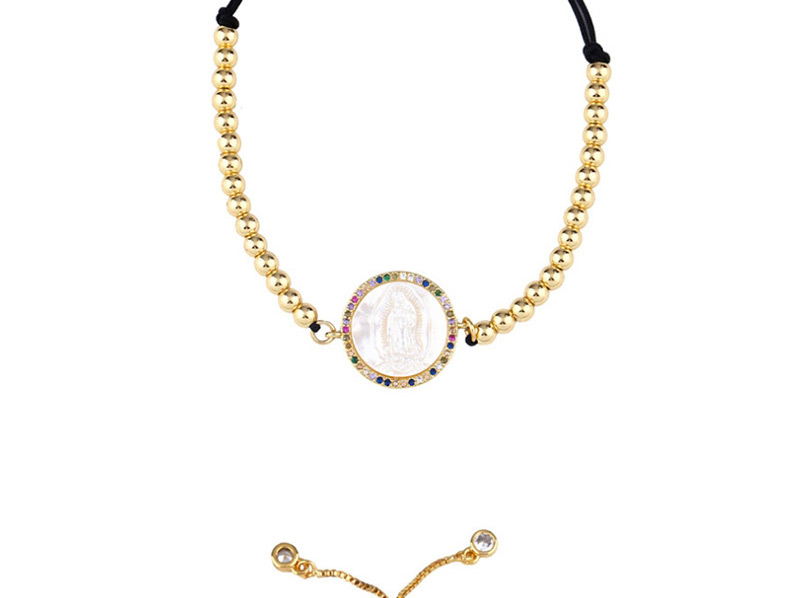 Fashion Square Gold Diamond-plated Bracelet,Bracelets